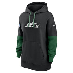 New York Jets Women's Sideline Essential Hoodie - Black - Nike