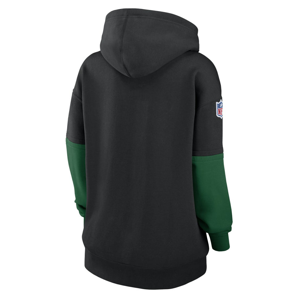 New York Jets Women's Sideline Essential Hoodie - Black - Nike