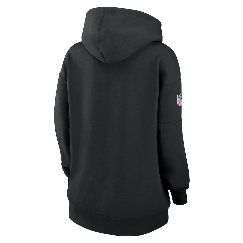 New York Jets Women's 2024 NFL Crucial Catch Club Pullover Hoodie - Black - Nike