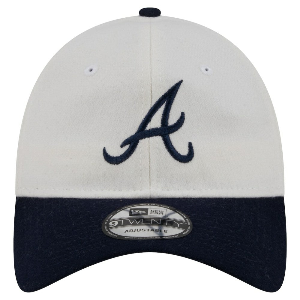 Atlanta Braves New Era Leather Strap 9TWENTY Adjustable Hat Sale