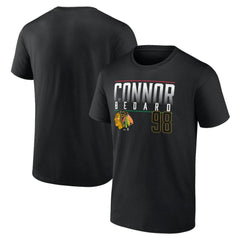 Connor Bedard Chicago Blackhawks Fanatics Name & Number T-Shirt - Black | Fanatics sale
