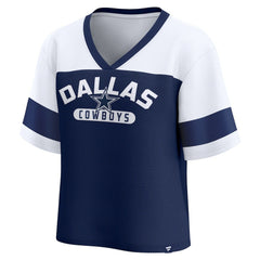 Dallas Cowboys Women's Homeschool Jersey Poly V-Neck
Fashion Top - Navy/White - Fanatics