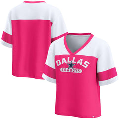 Dallas Cowboys Women's Homeschool Jersey Poly V-Neck
Fashion Top - Pink/White - Fanatics