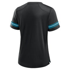 Jacksonville Jaguars Women's Play Script Lace-Up T-Shirt - Black - Fanatics