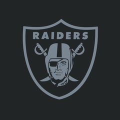 Las Vegas Raiders Women's Backup Option Long Sleeve Hoodie T-Shirt - Black/White - Fanatics