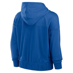 New York Giants Women's Script Lock Full-Zip Hoodie - Royal - Fanatics