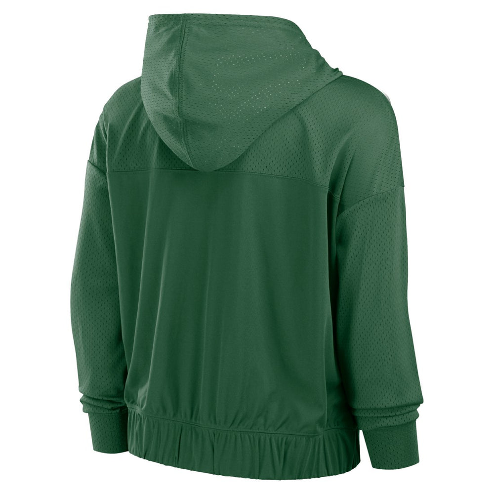 New York Jets Women's Script Lock Full-Zip Hoodie - Green - Fanatics