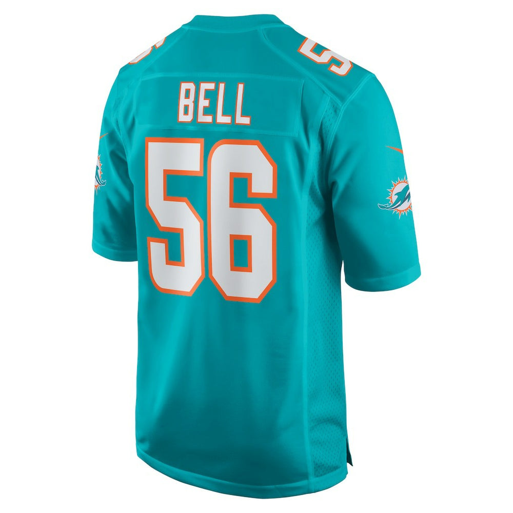 Quinton Bell Miami Dolphins Game Jersey - Aqua - Nike