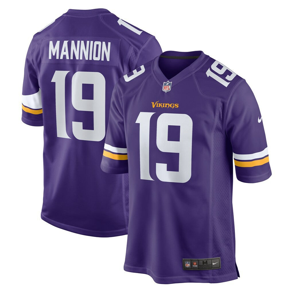 Sean Mannion Minnesota Vikings Game Jersey - Purple - Nike