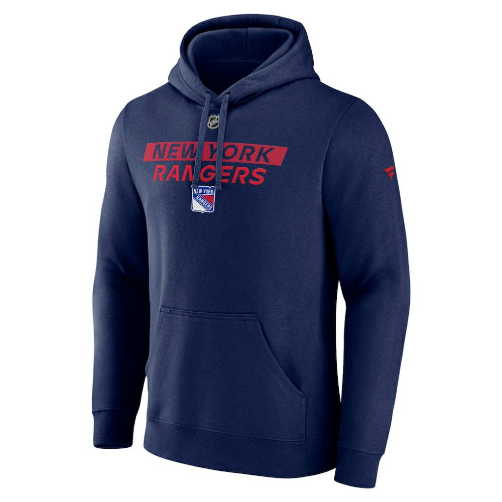 New York Rangers Fanatics Authentic Pro Core Primary Fleece Pullover Hoodie - Navy | Fanatics on sale