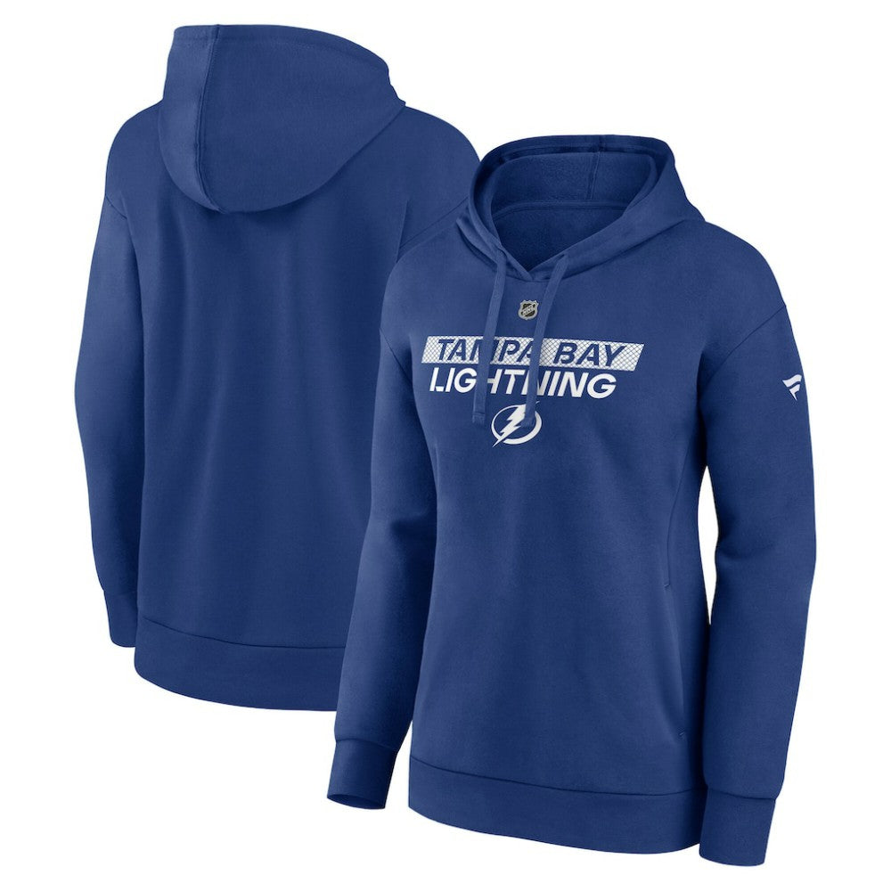 Tampa Bay Lightning Fanatics Women's Authentic Pro Core Primary Fleece Pullover Hoodie - Blue | Fanatics near me