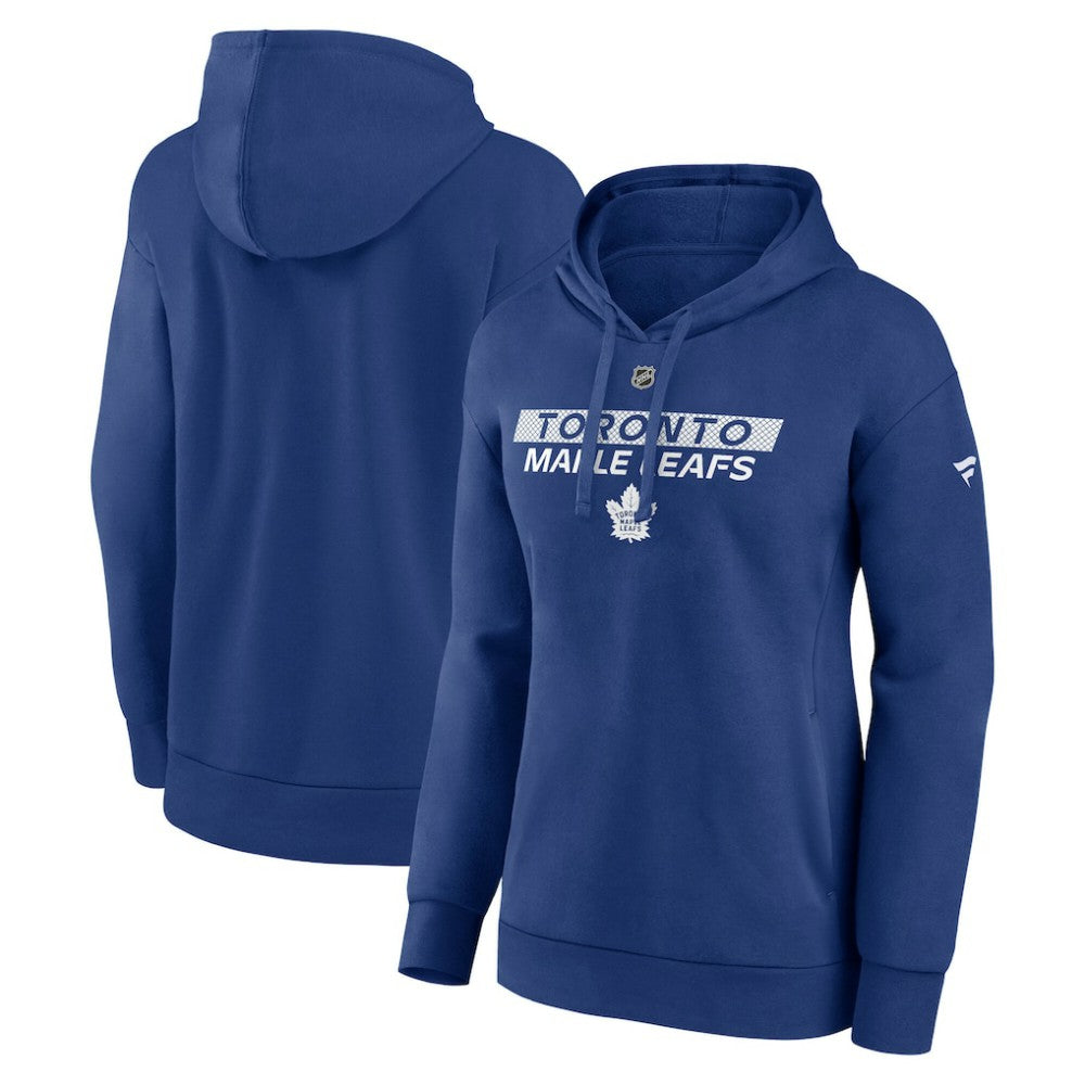 Toronto Maple Leafs Fanatics Women's Authentic Pro Core Primary Fleece Pullover Hoodie - Blue | Fanatics on sale
