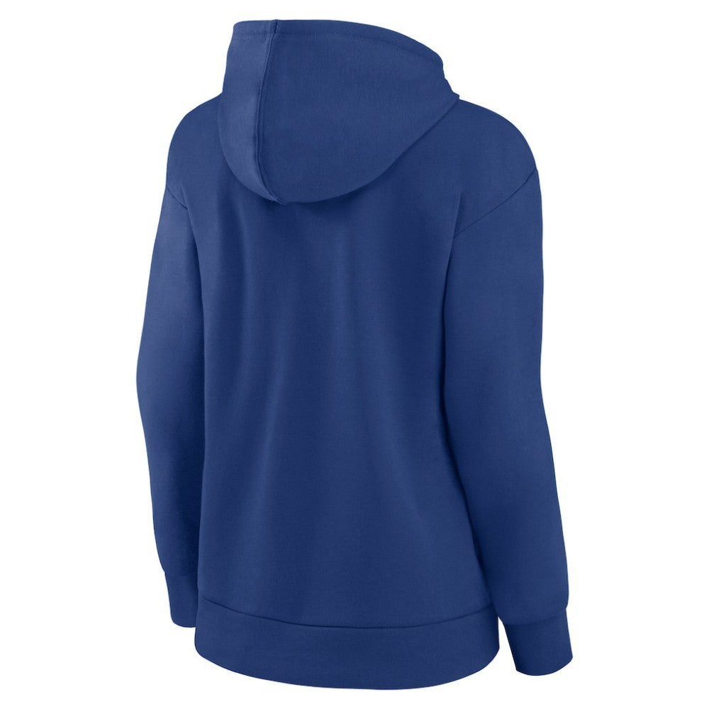 Vancouver Canucks Fanatics Women's Authentic Pro Core Primary Fleece Pullover Hoodie - Blue | Fanatics discount