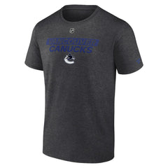 Vancouver Canucks Fanatics Authentic Pro Core Primary T-Shirt - Heather Charcoal | Fanatics near me