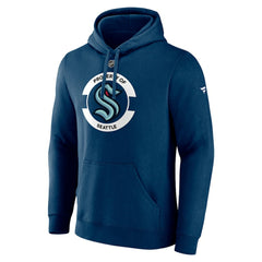 Seattle Kraken Fanatics Authentic Pro Core Secondary Fleece Pullover Hoodie - Deep Sea Blue | Fanatics near me