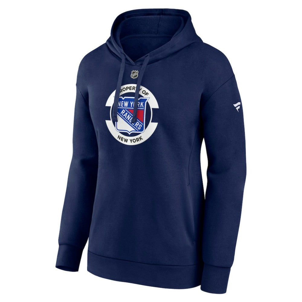 New York Rangers Fanatics Women's Authentic Pro Core Secondary Fleece Pullover Hoodie - Navy | Fanatics near me