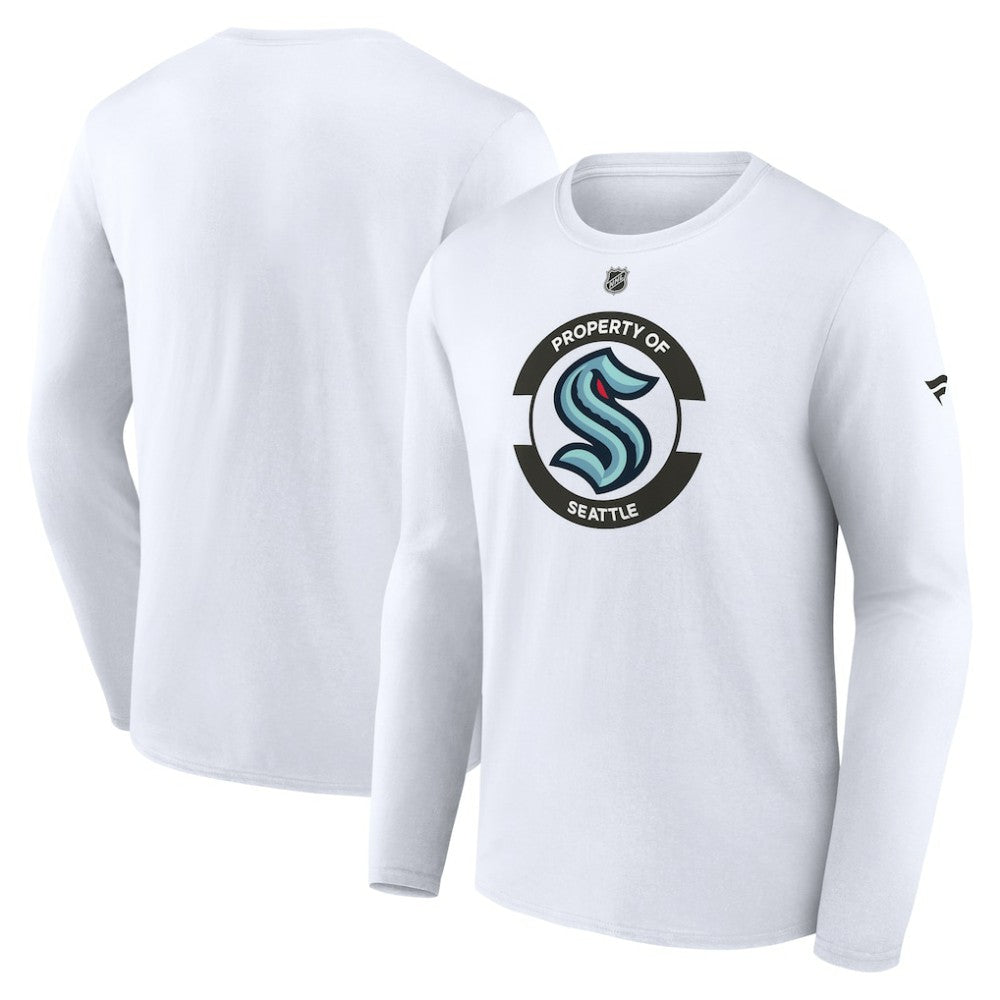 Seattle Kraken Fanatics Authentic Pro Core Secondary Long Sleeve T-Shirt - White | Fanatics sale