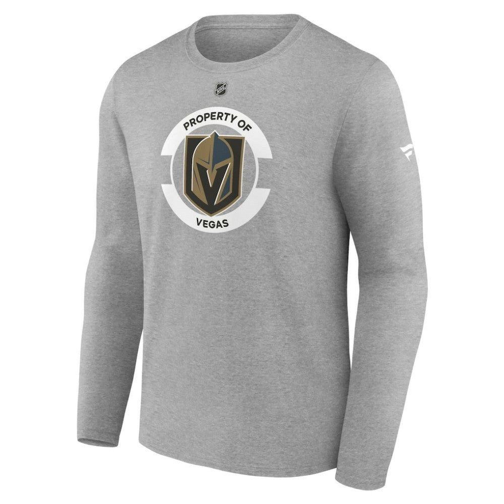 Vegas Golden Knights Fanatics Authentic Pro Core Secondary Long Sleeve T-Shirt - Heather Gray | Fanatics Clearance