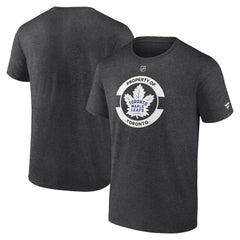 Toronto Maple Leafs Fanatics Authentic Pro Core Secondary T-Shirt - Heather Charcoal | Fanatics Clearance