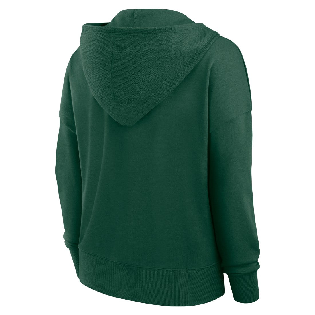 Green Bay Packers Women's Blitz Left Lace-Up Pullover Hoodie - Green - Fanatics