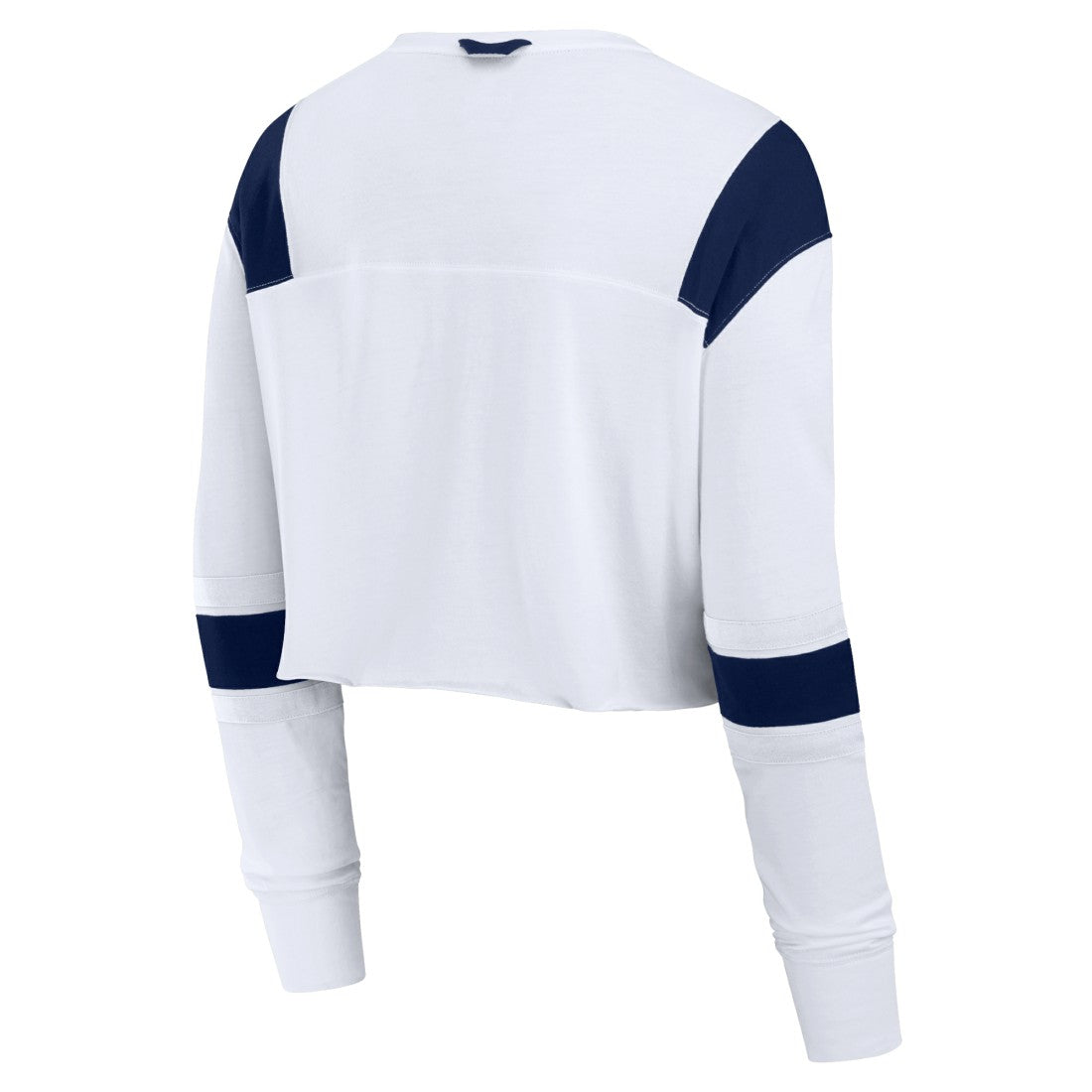 Seattle Seahawks Women's Stretch Cropped Fashion Long Sleeve T-Shirt - White - Fanatics
