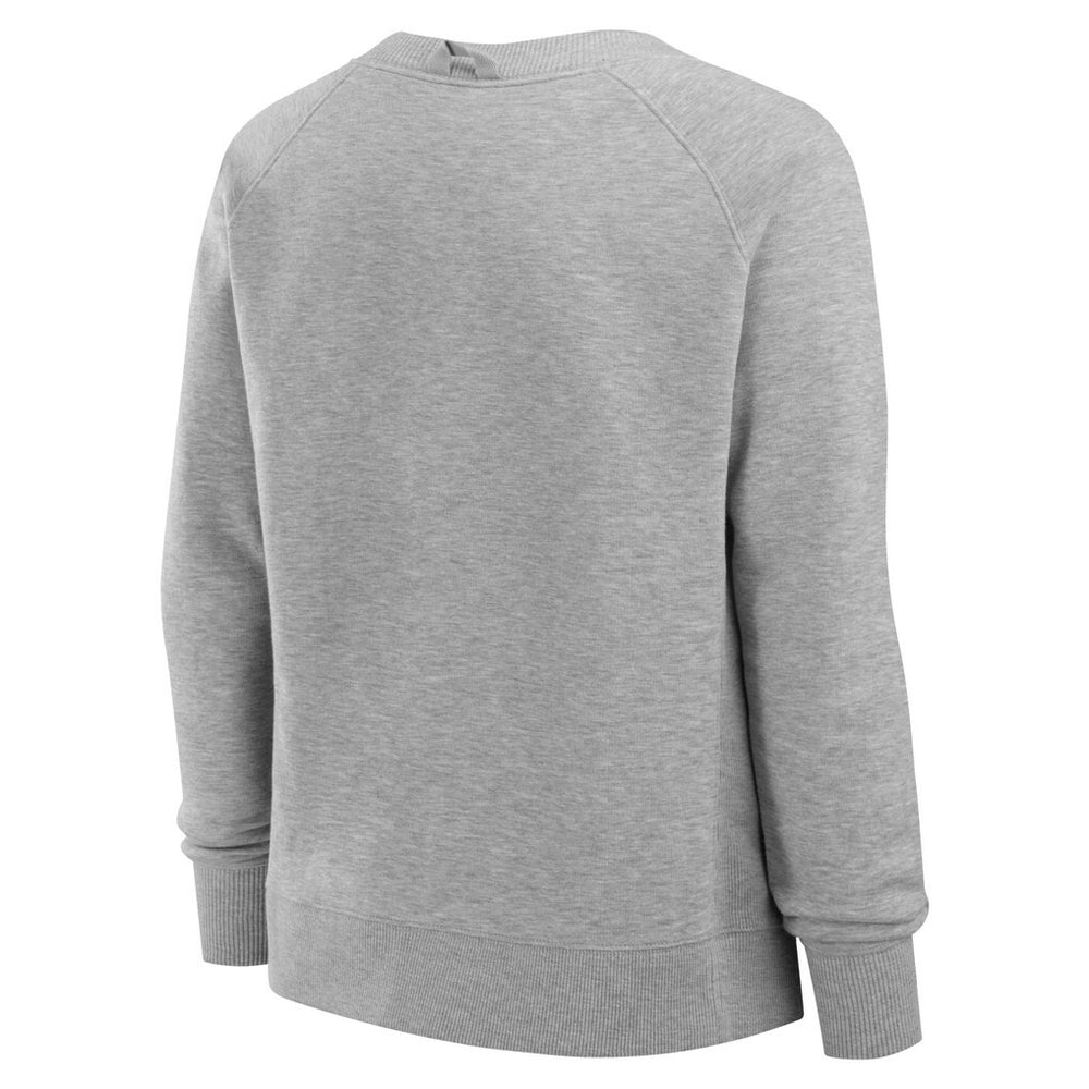 Cincinnati Bengals Women's Hit Hard Fleece Pullover Sweatshirt - Heather Gray - Fanatics