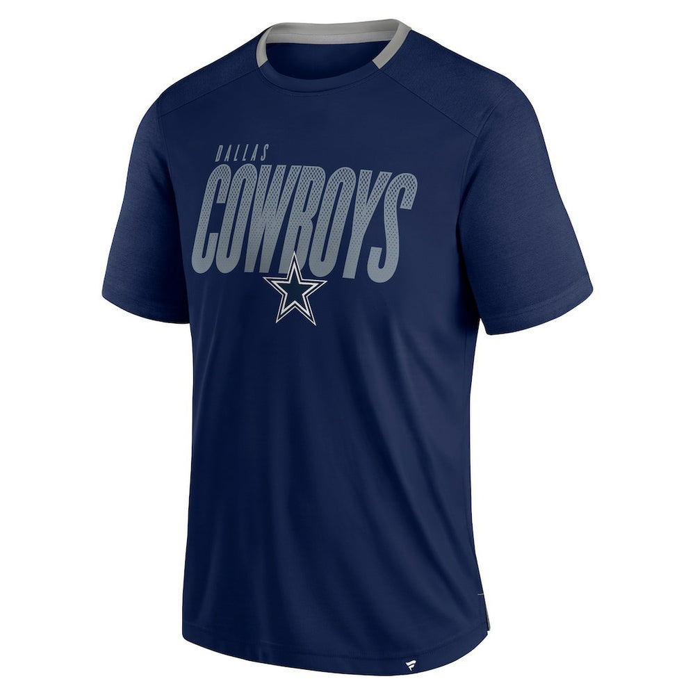 Dallas Cowboys Fade Dot Slant T-Shirt - Navy - Fanatics