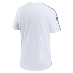 Dallas Cowboys 2024 Sideline Coach UV Performance T-Shirt - White - Nike