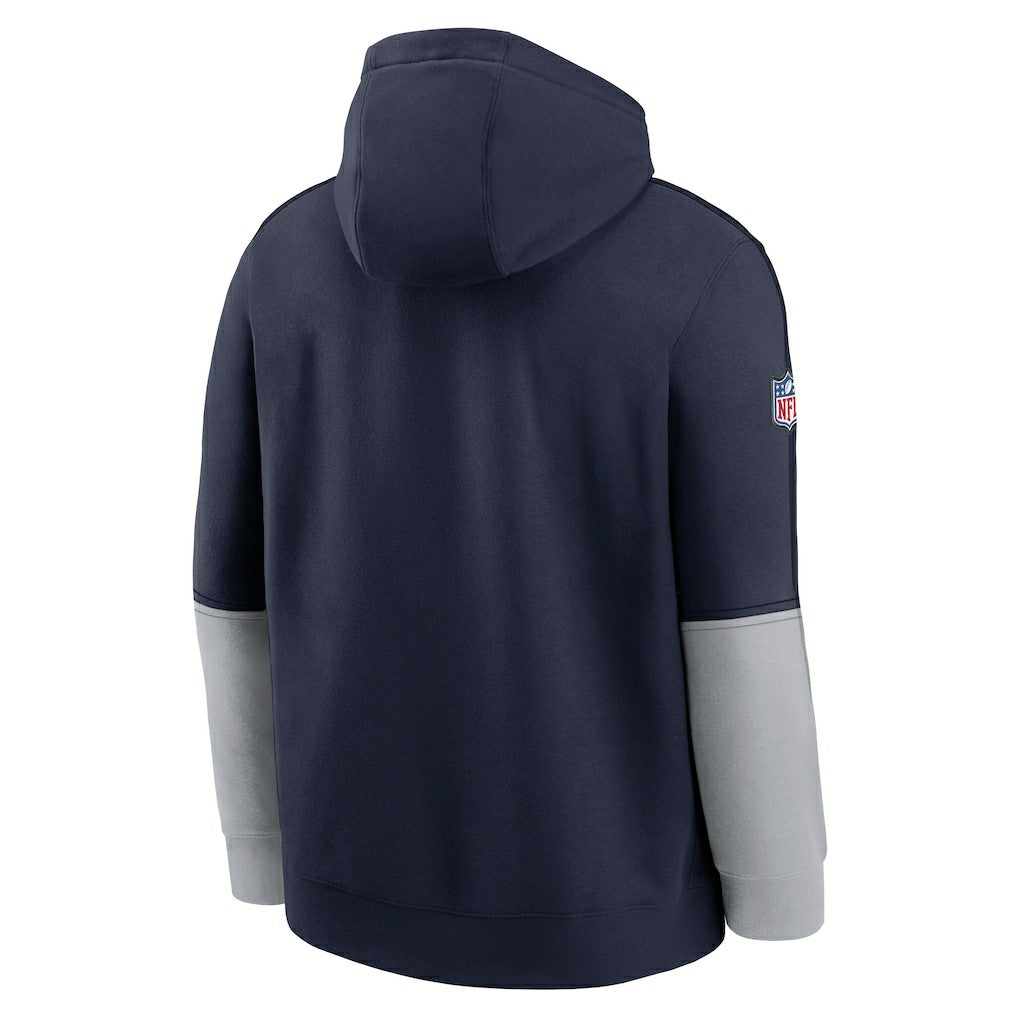 Dallas Cowboys Sideline Club Pullover Hoodie - Navy - Nike