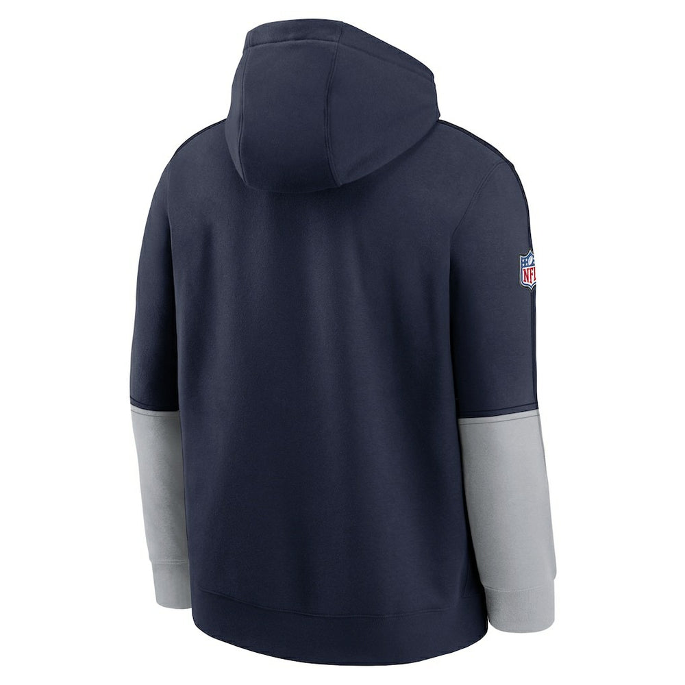 Dallas Cowboys Sideline Club Pullover Hoodie - Navy - Nike