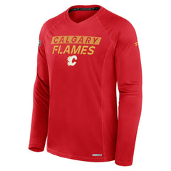 Calgary Flames Fanatics Authentic Pro Rink Tech Long Sleeve T-Shirt - Red | Fanatics near me