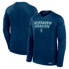 Seattle Kraken Fanatics Authentic Pro Rink Tech Long Sleeve T-Shirt - Navy | Fanatics online