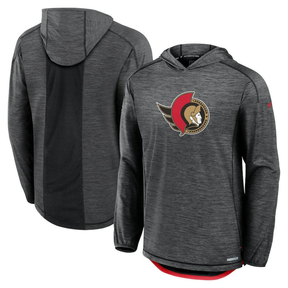Ottawa Senators Fanatics Authentic Pro Rink Lightweight Pullover Hoodie - Black | Fanatics on sale