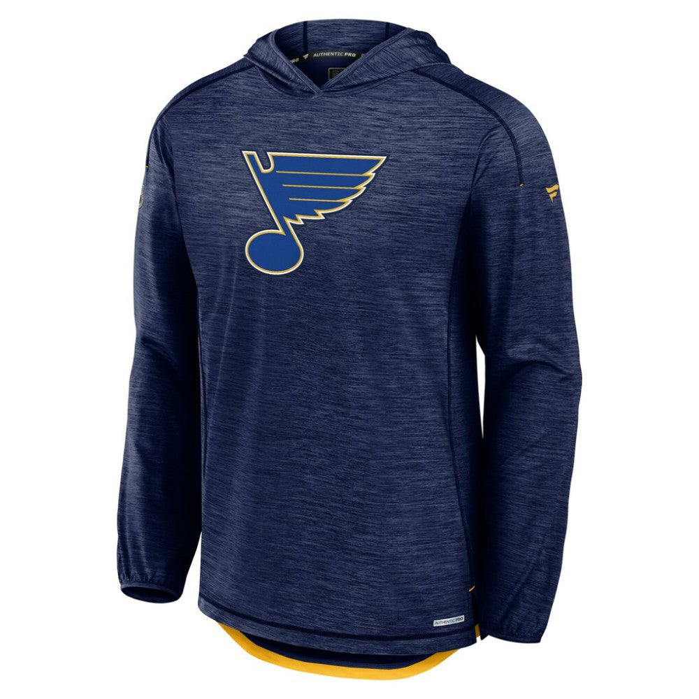 St. Louis Blues Fanatics Authentic Pro Rink Lightweight Pullover Hoodie - Navy | Fanatics near me