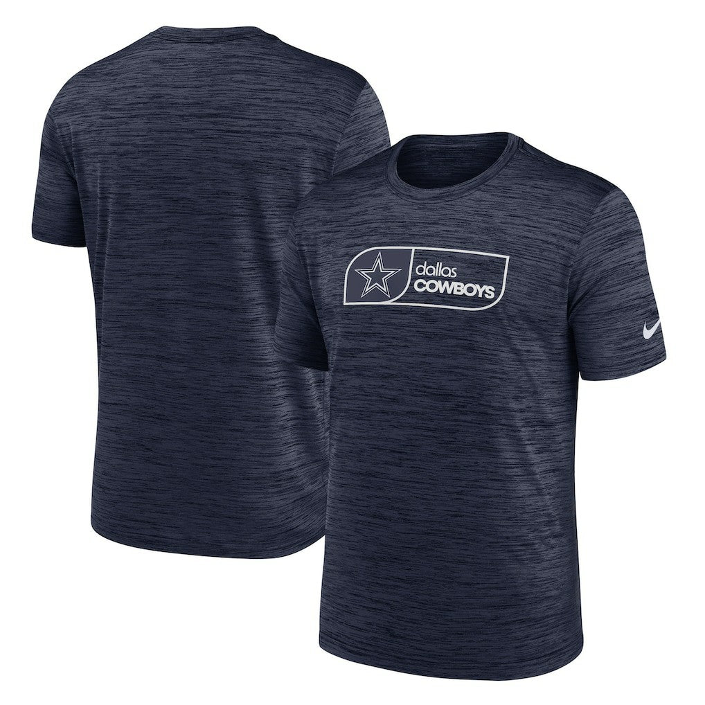 Dallas Cowboys Big & Tall Velocity Performance T-Shirt - Navy - Nike