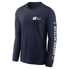 Dallas Cowboys America's Team Essential Long Sleeve T-Shirt - Navy - Nike
