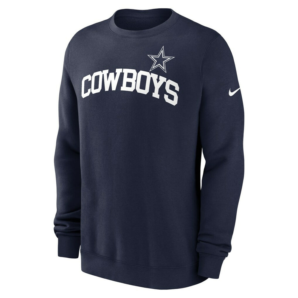 Dallas Cowboys Club Pullover Sweatshirt - Navy - Nike