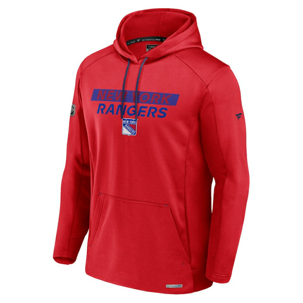 New York Rangers Fanatics Authentic Pro Rink Fleece Pullover Hoodie - Red | Fanatics discount