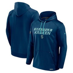 Seattle Kraken Fanatics Authentic Pro Rink Fleece Pullover Hoodie - Deep Sea Blue | Fanatics sale
