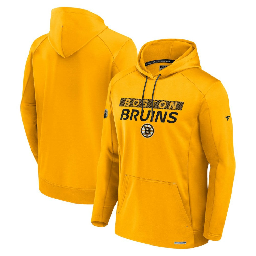 Boston Bruins Fanatics Authentic Pro Rink Fleece Pullover Hoodie - Gold | Fanatics discount