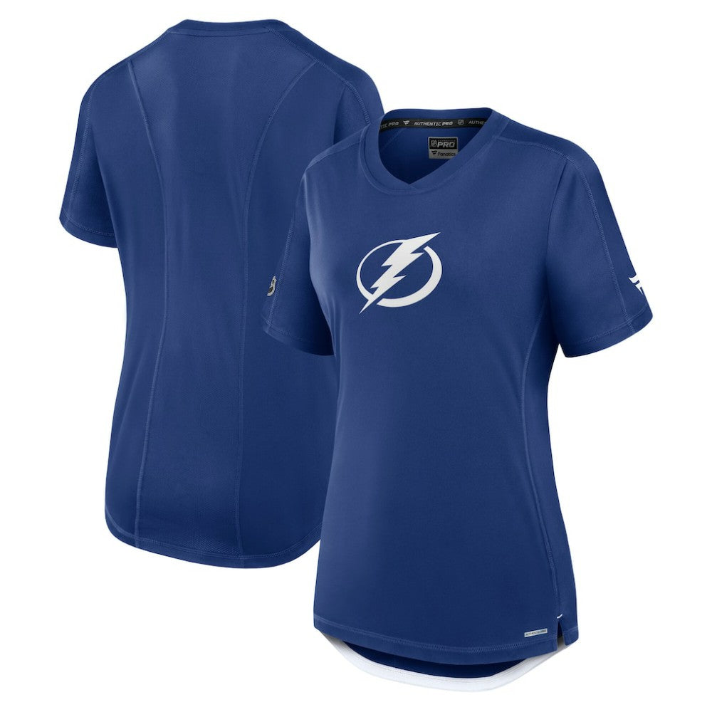 Tampa Bay Lightning Fanatics Women's Authentic Pro Rink Tech T-Shirt - Blue | Fanatics near me