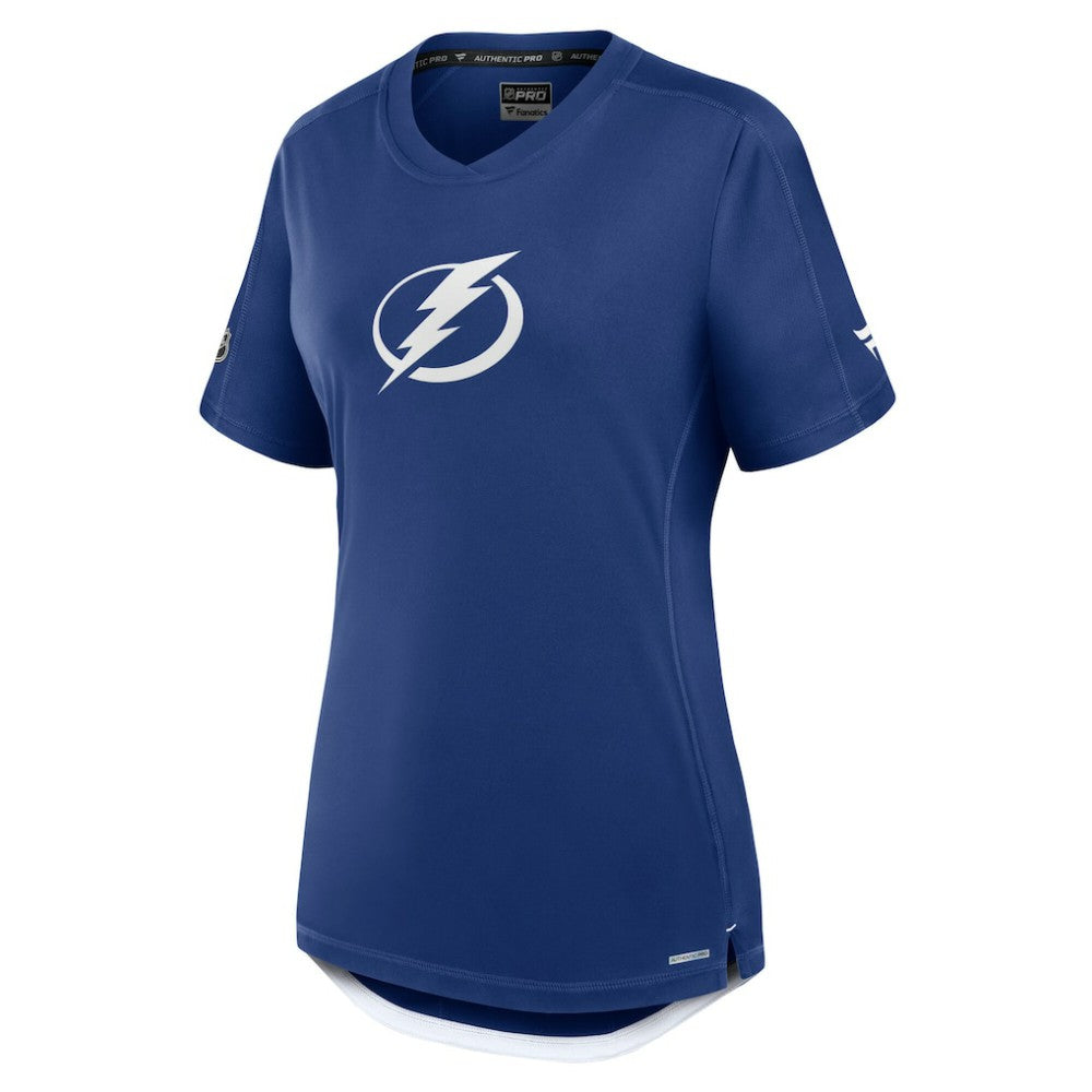 Tampa Bay Lightning Fanatics Women's Authentic Pro Rink Tech T-Shirt - Blue | Fanatics near me