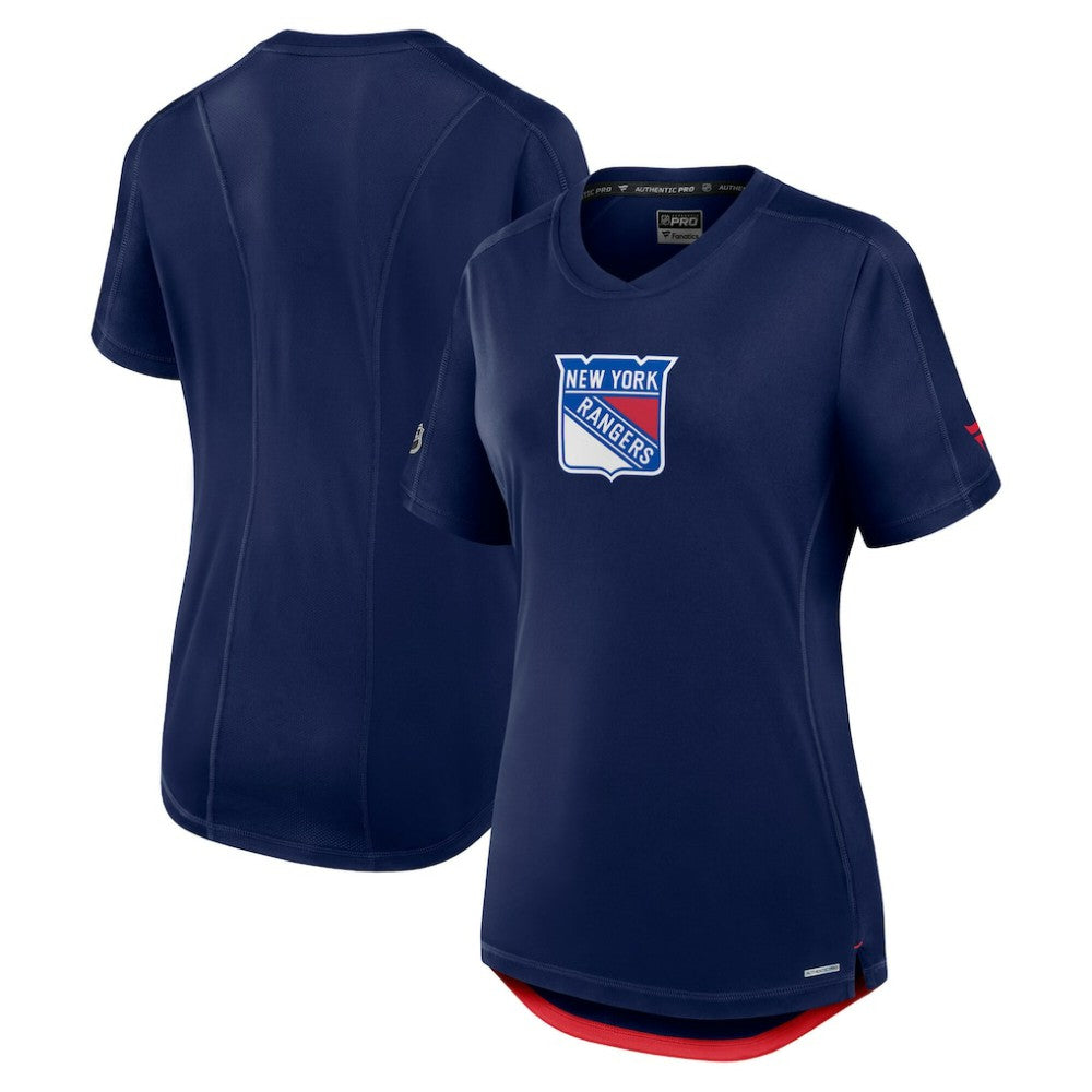 New York Rangers Fanatics Women's Authentic Pro Rink Tech T-Shirt - Navy | Fanatics sale
