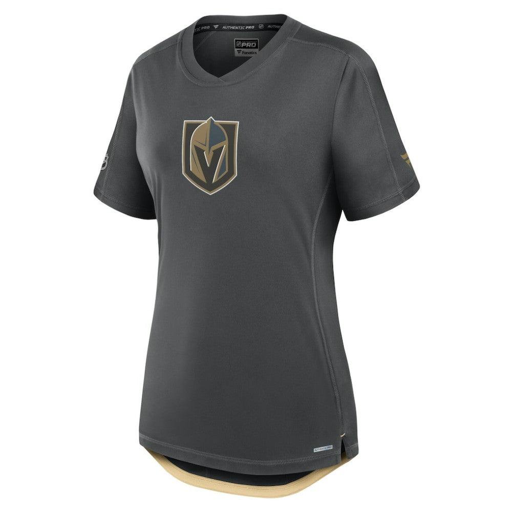 Vegas Golden Knights Fanatics Women's Authentic Pro Rink Tech T-Shirt - Gray | Fanatics online