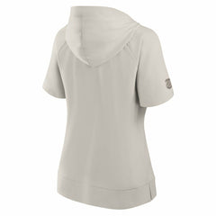 Vegas Golden Knights Fanatics Women's Authentic Pro Road Fashion V-Neck Hoodie T-Shirt - Cream | Fanatics Clearance