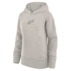 Detroit Red Wings Fanatics Women's Authentic Pro Road Pullover Hoodie - Cream | Fanatics sale