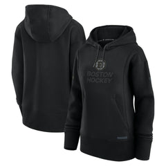Boston Bruins Fanatics Women's Authentic Pro Road Pullover Hoodie - Black | Fanatics Clearance