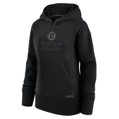 Boston Bruins Fanatics Women's Authentic Pro Road Pullover Hoodie - Black | Fanatics Clearance