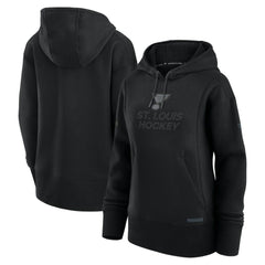 St. Louis Blues Fanatics Women's Authentic Pro Road Pullover Hoodie - Black | Fanatics online