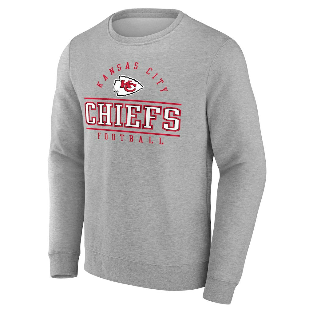 Kansas City Chiefs Extreme Tackle Sweatshirt - Heather Gray - Fanatics